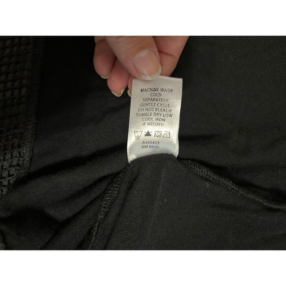 Kate & Mallory Crochet Beach Coverup Kimono Black Size XS - Picture 3 of 3